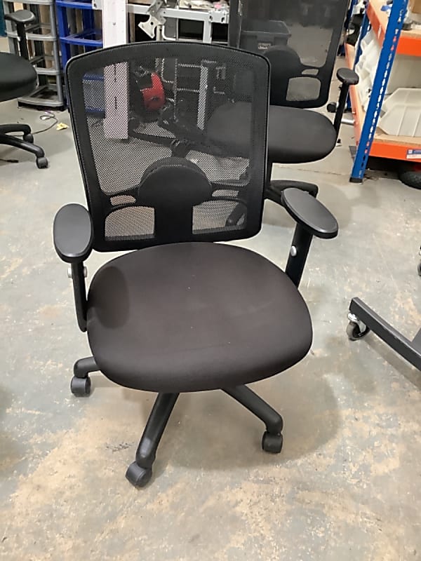 Black Mesh Back Operator Chair 