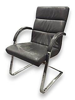 Black Leather Boardroom Chair