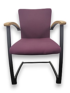 Kinnarps Arcus Meeting Chair in Purple Fabric