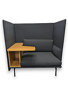 Muuto Outline Work 100 Highback 1-Seater Sofa with Desk