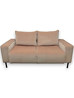 Frovi 2-Seater Sofa in Light Pink Velvet