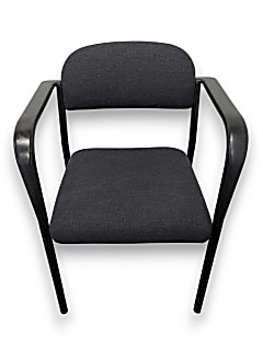 Eglin Group Dark Grey Meeting Chair with Arms