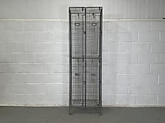 Vintage look Steel 4 Door Wire Locker