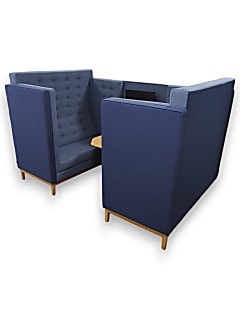 Frovi Huddle Cave 4-Seater Acoustic Booth with Table