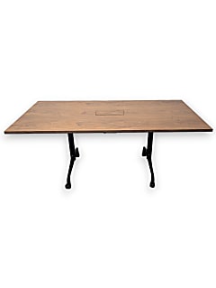 Large Flip-Top Table with Power