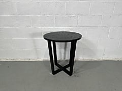 Small round side table