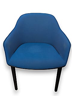 Vitra Softshell Chair in Blue Fabric