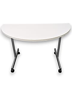 Semi-Circular Table on Castors