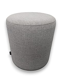 Narbutas GIRO Pouffe in Light Grey Fabric