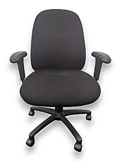 Task Chair with Height-Adjustable Arms