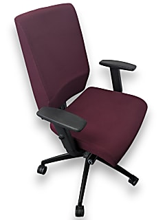 Nomique Pepi Fully Upholstered Task Chair (Maroon)
