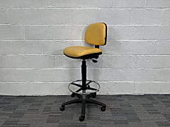 VERCO Yellow draughtsman chair