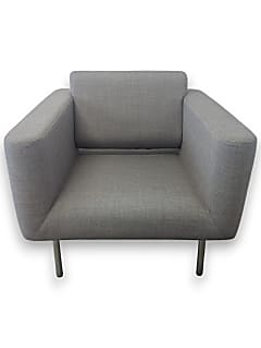 Connection Lounge Chair in Light Grey Fabric