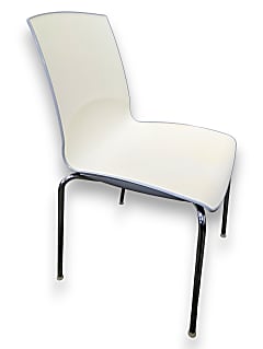 Connection Ice Chair in White and Grey
