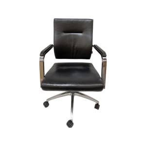 Verco VIBE 3 PB executive real leather meeting chair was £540 now £54