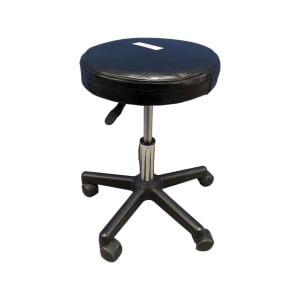 Low wheeled stool black adjustable seat height just £5 Item ID 27921