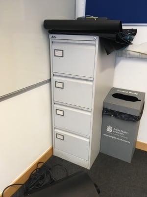 Metal filing cabinet was £172 now £FREE