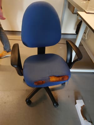 Damaged operator chair was £110 now £6