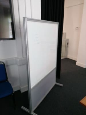 Whiteboard on stand was £150 now £18