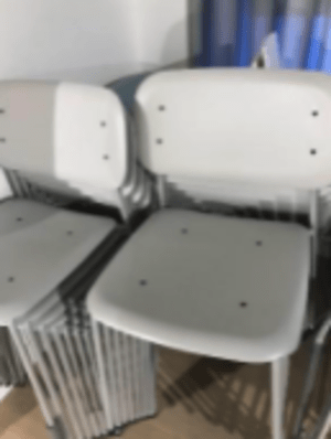 Stackable chairs was £60 now £6