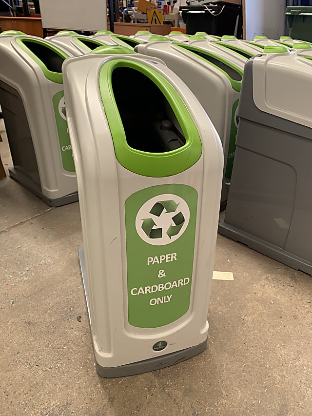 Glasdon Nexus Recycling bin paper green