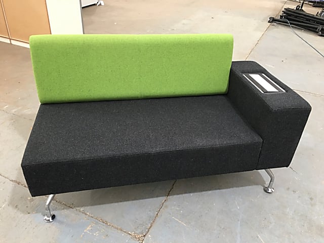 Orangebox sofa with power units in arm