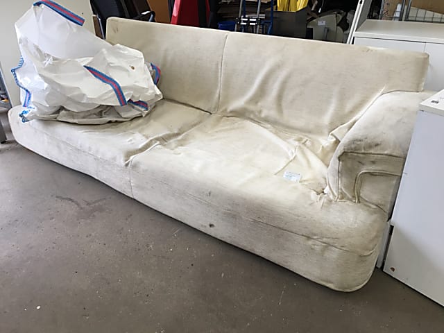 Large sofa no cushions