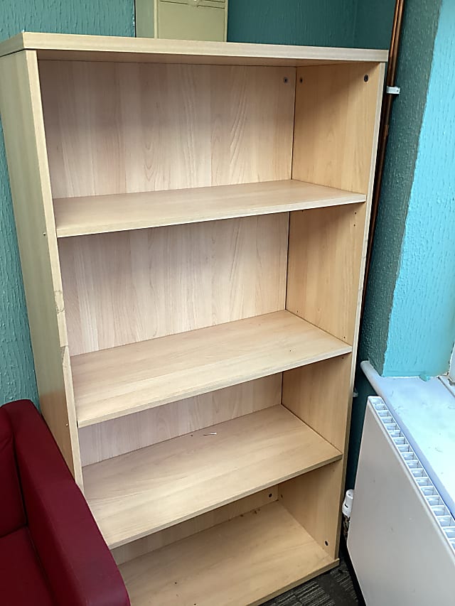 Beechwood bookcase