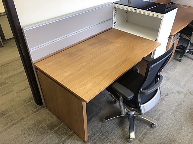 brown wooden desk 