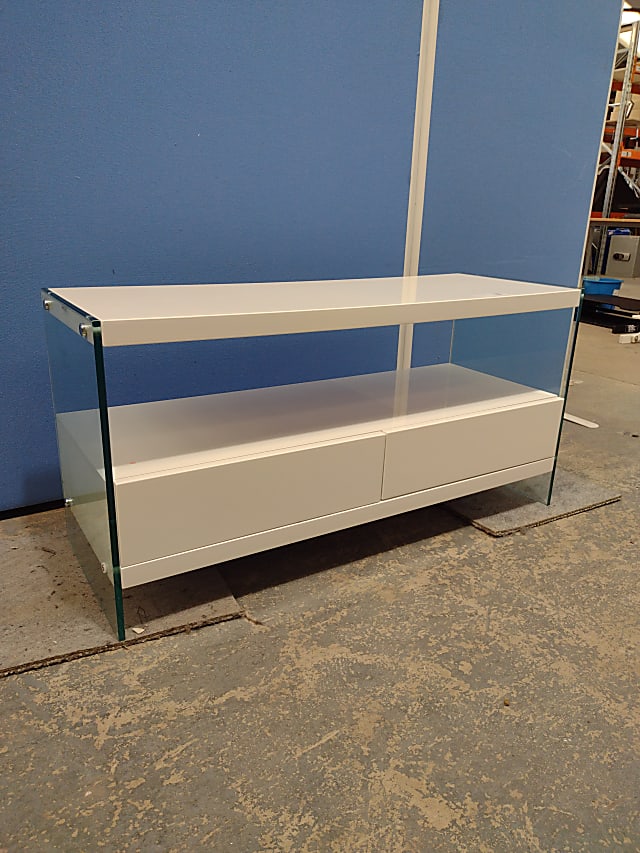 Tv stand tempered glass