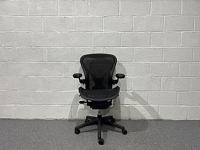Herman Miller Aeron Black MK2 Fully Loaded Posture Fit Size B
