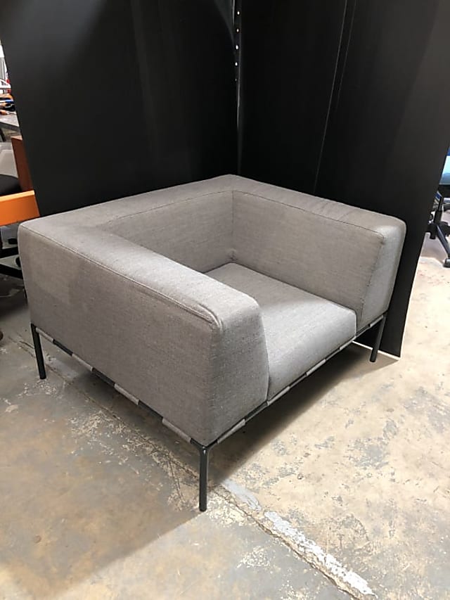 Modus single seat grey sofa armchair