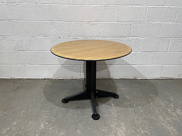 round brown wooden table