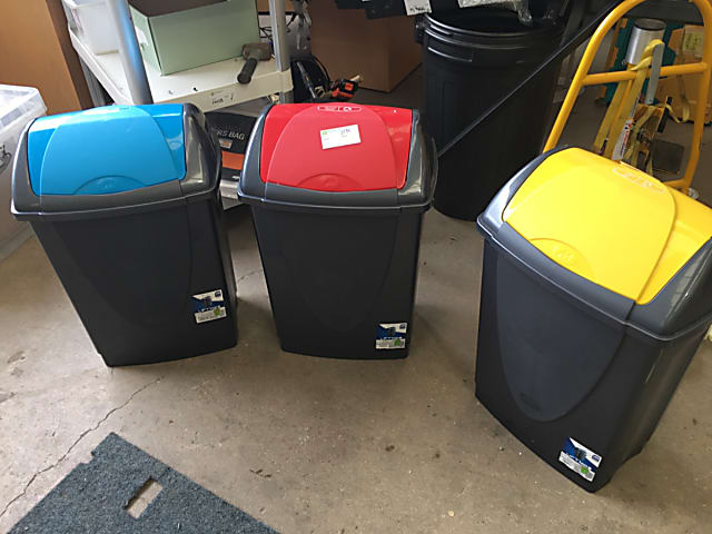 Bins lot of 3