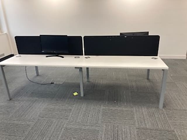 PLACEHOLDER IMAGE - bank of 8 desks 120 x 60 (dismantled)