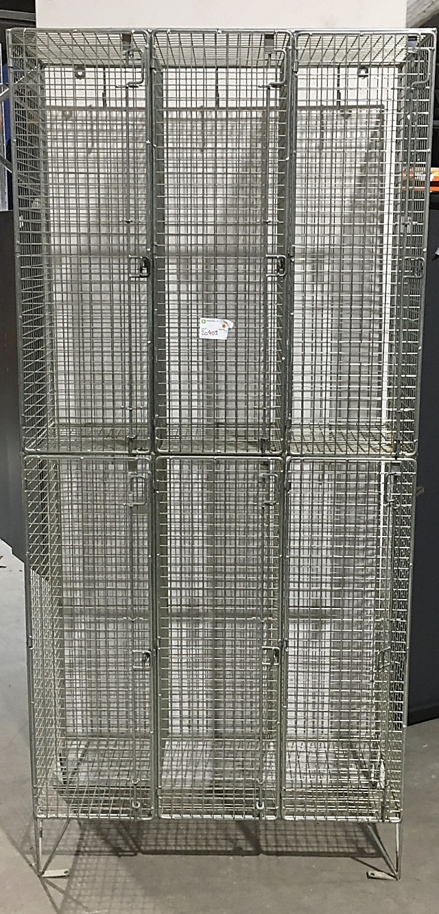 Deep Wire lockers 6 door