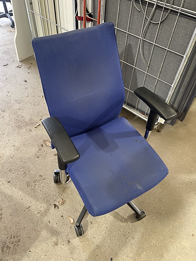 Purple operator chair 