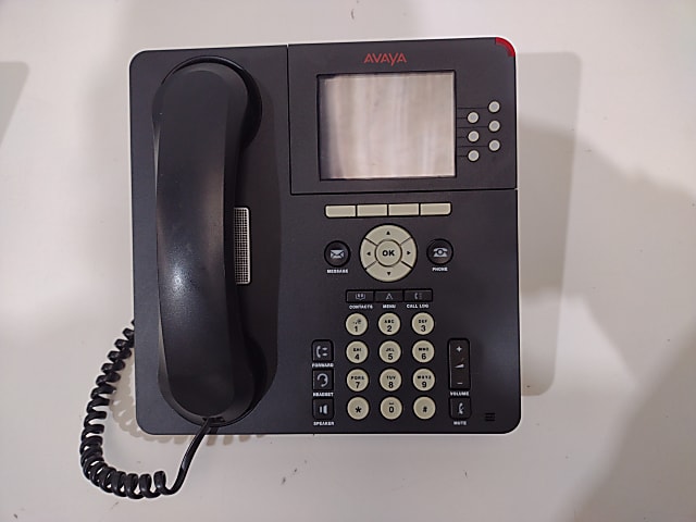 Black IP phone