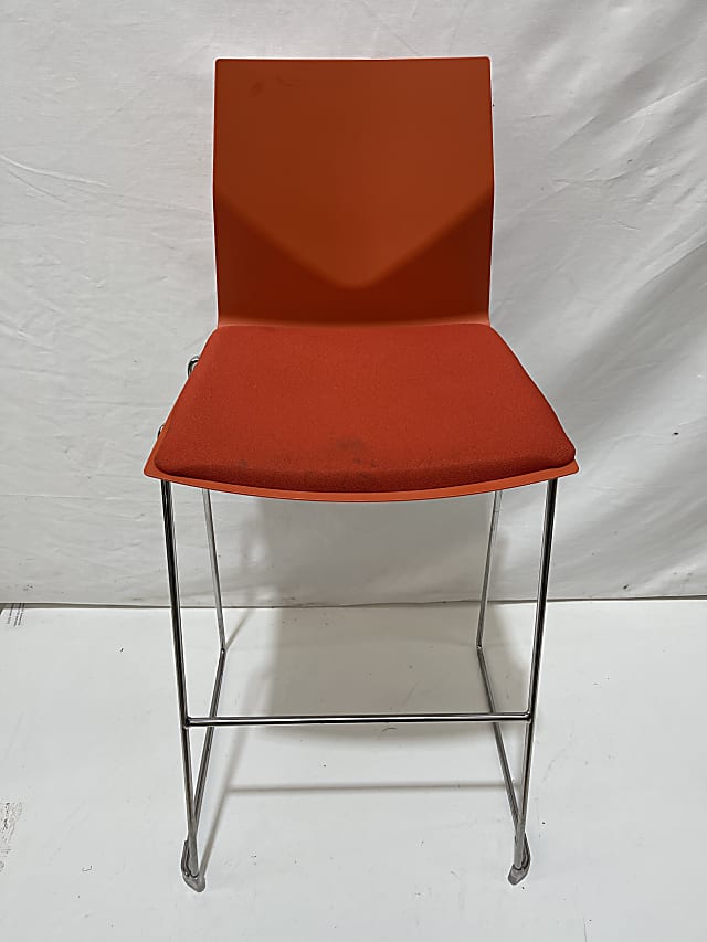 Ocee design Fourcast High bar stool Orange chair