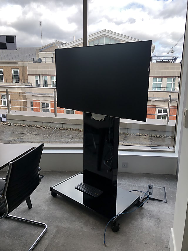 TV on stand