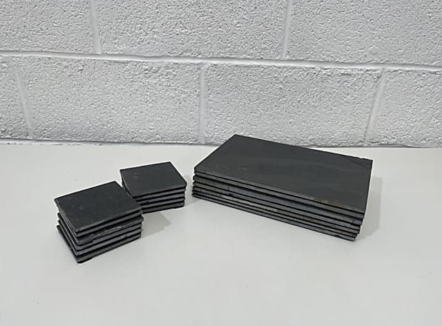 Slate coaster and place mats