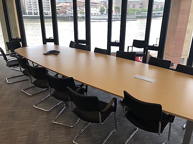 Large conference meeting room table