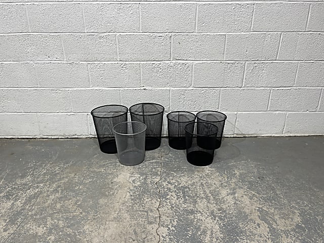 6 Various size bins 