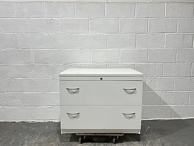 White drawer cabinet storage pedestal by Gresham