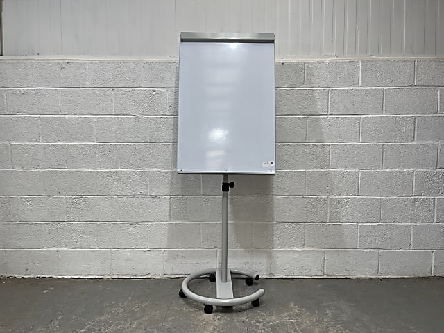 Mobile magnetic whiteboard flip chart 