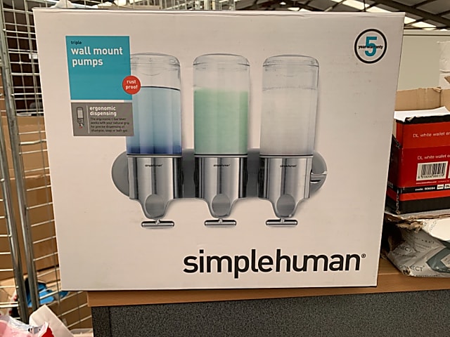 Simplehuman wall mount pumps