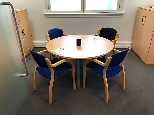 Round meeting table