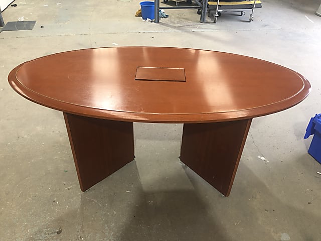 Round Cherry or Rose Wood Meeting room table