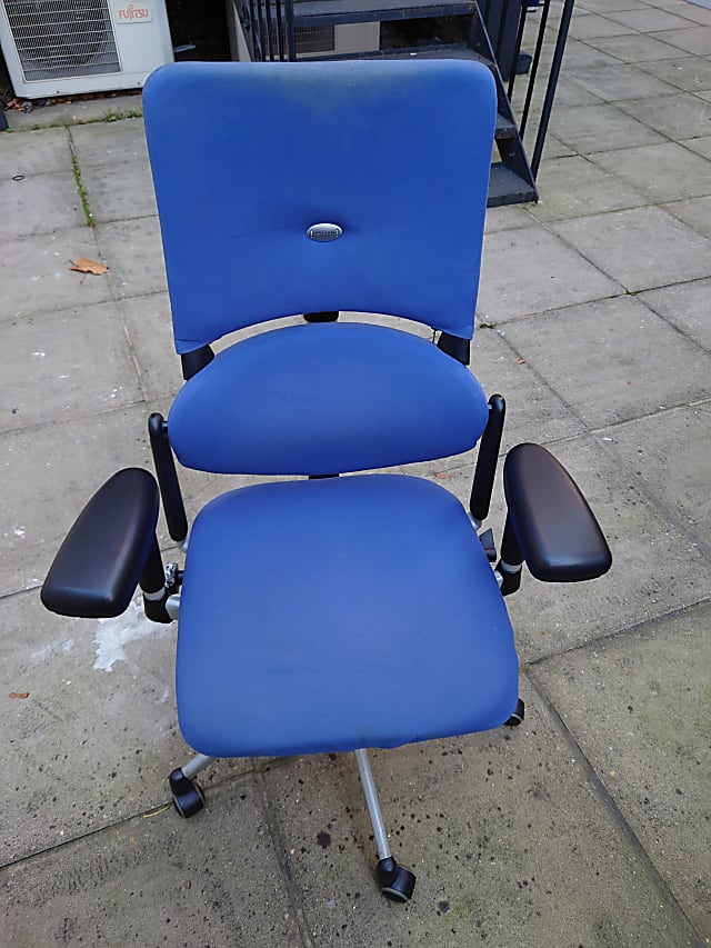 Operator chair blue