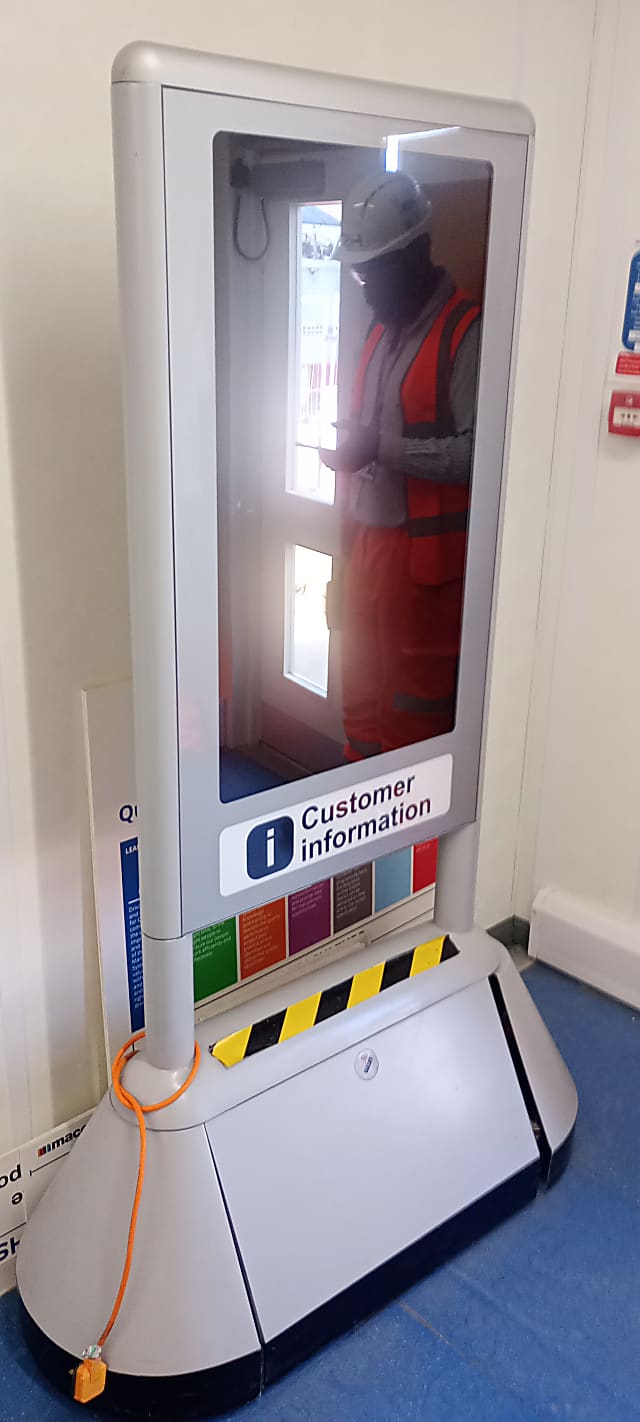 not received Display screen